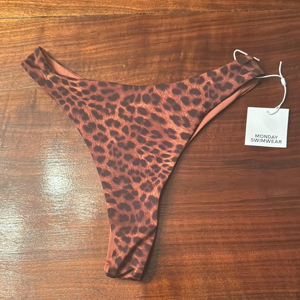 Leopard Print Bikini Bottom